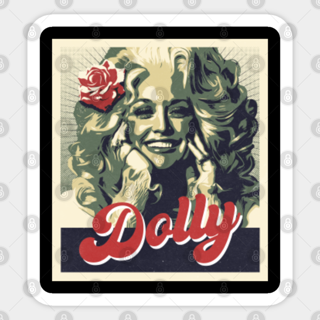 DollyParton Dolly Parton Sticker TeePublic